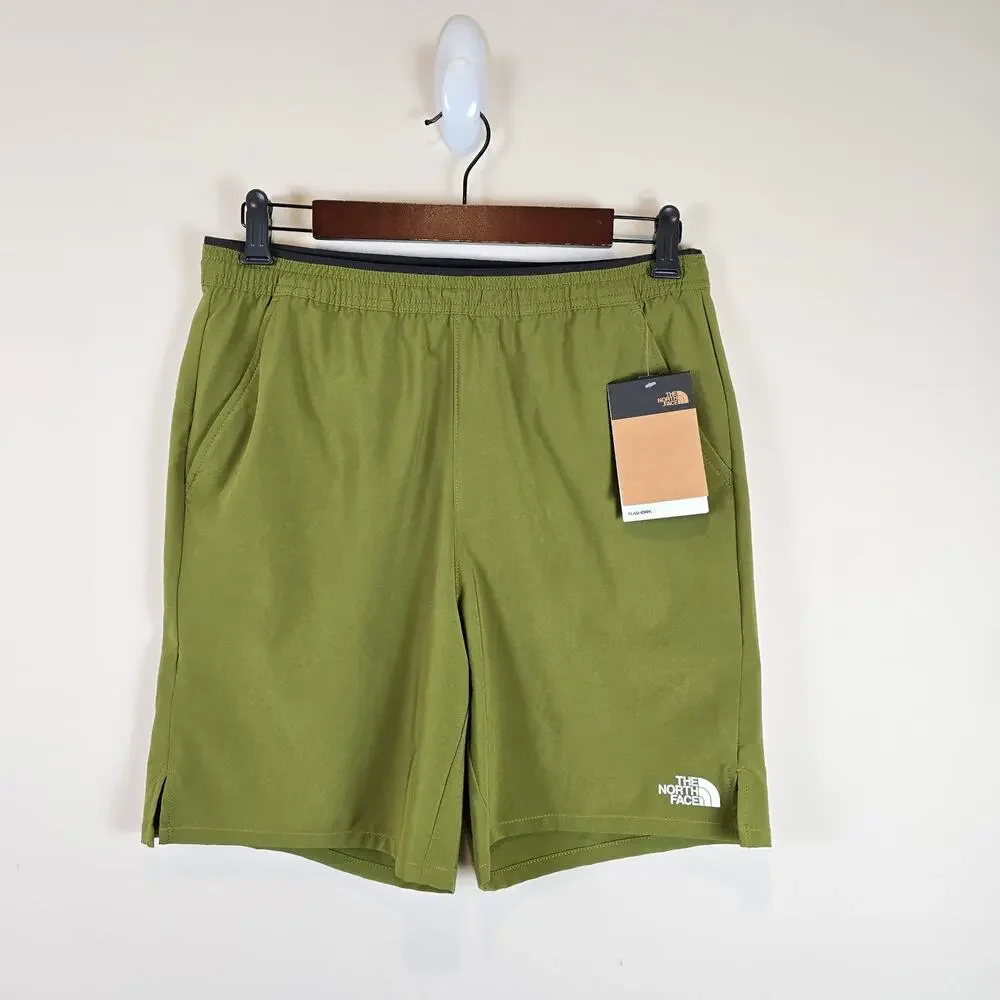 The North Face Mens Wander Short 2.0 Size S Forest Olive Green Pull On Elastic